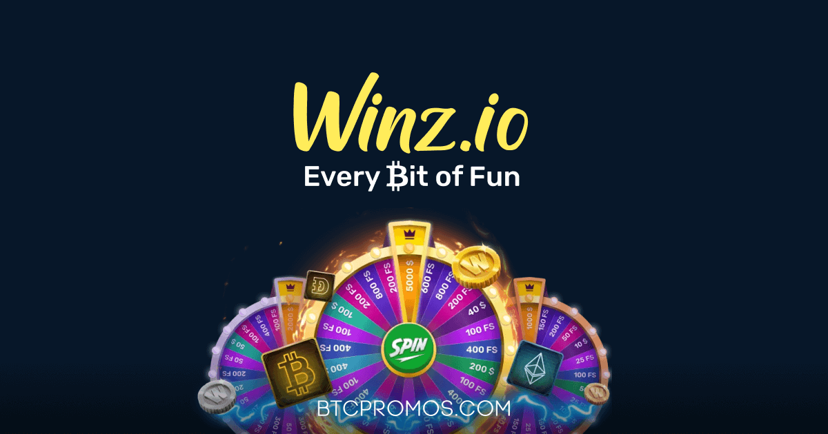 Winz.io crypto casino features and promo codes
