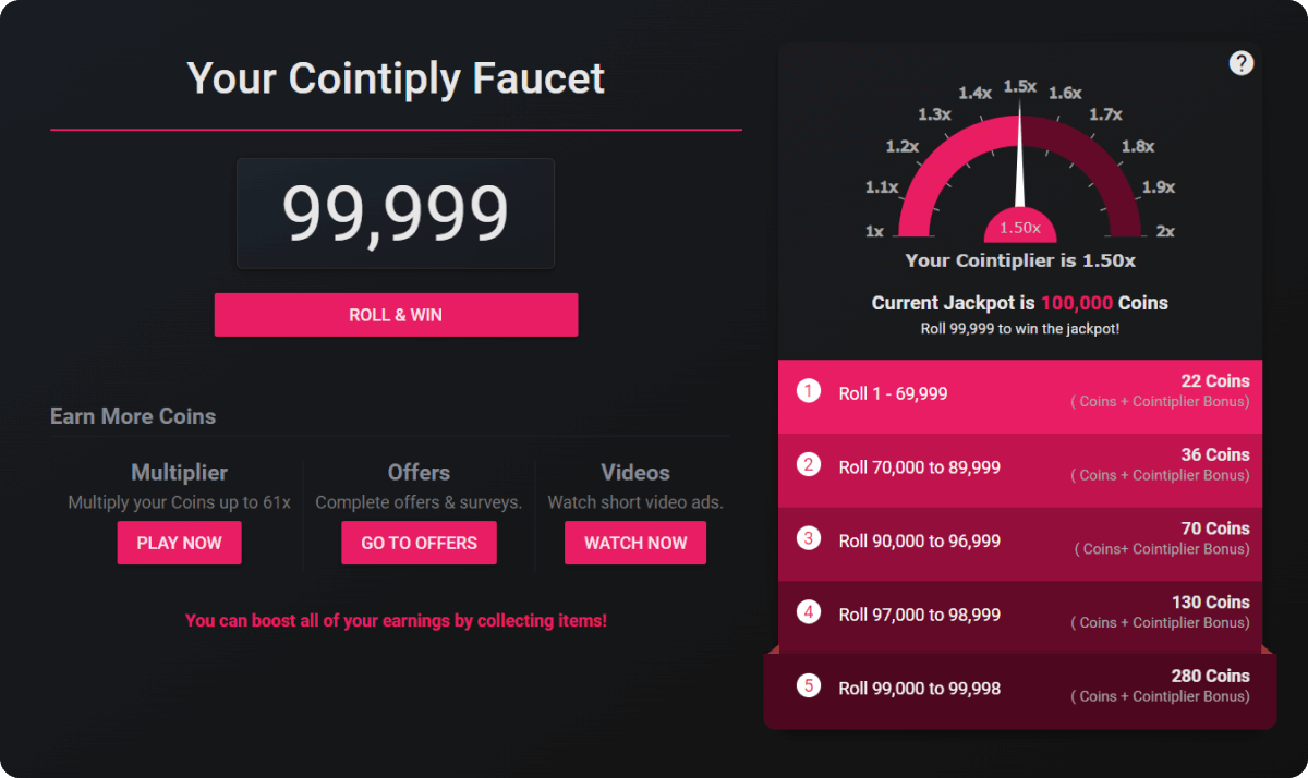 Cointiply - Faucet