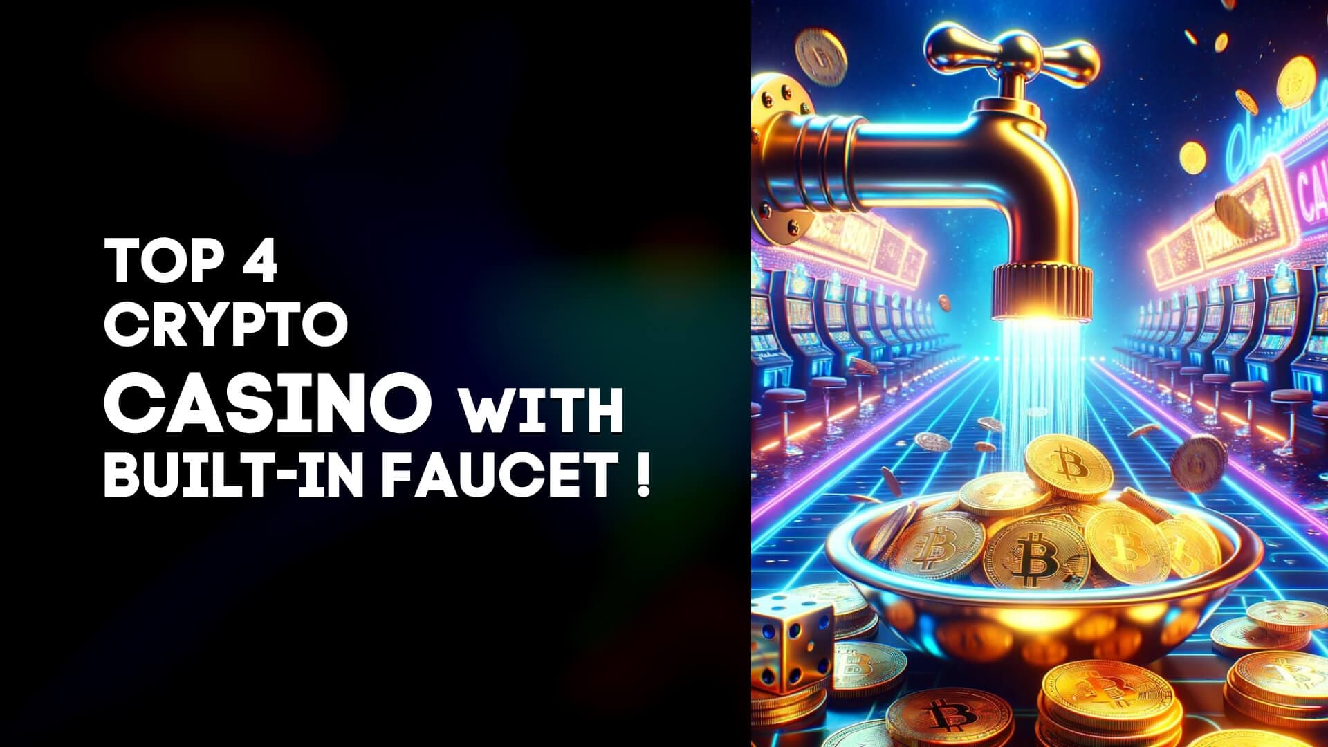 🎰 4 Crypto Casinos With BuiltIn Faucet!