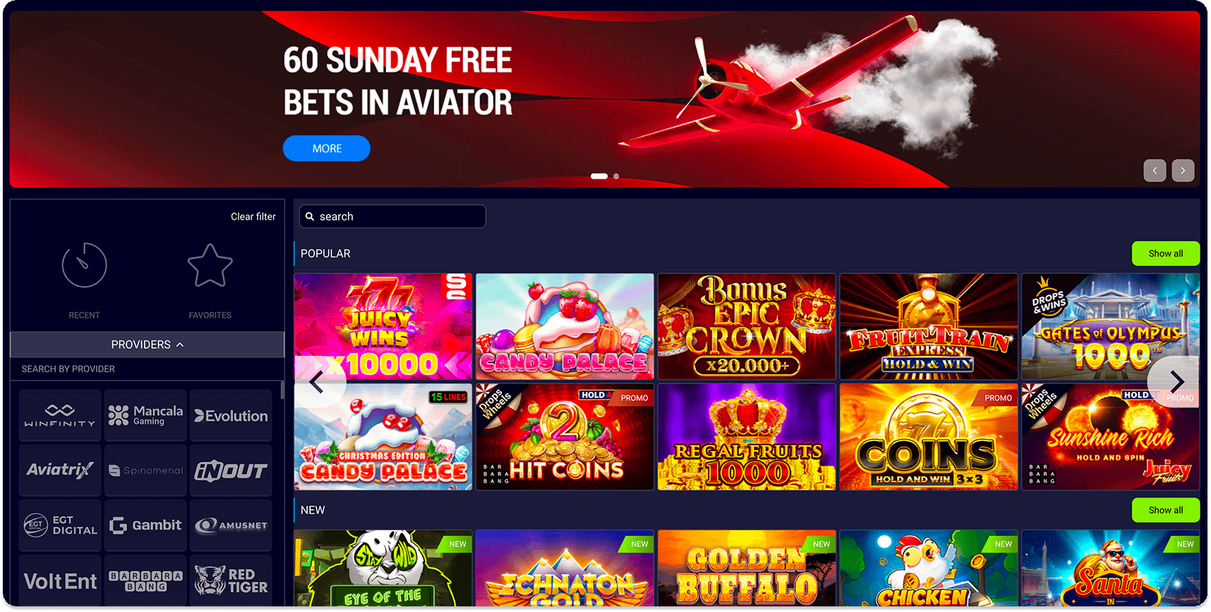 FairPari - Casino Section