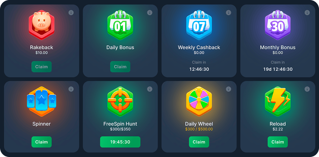 Coins Game - Bonus Cabinet