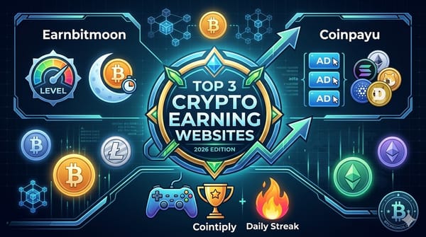 The Best Crypto Earning Websites in 2026 | Top 3 Tested Platforms